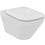 Immagine di Ideal Standard TONIC II vaso sospeso AquaBlade®, completo di sedile slim a sgancio rapido, colore bianco K316601