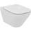 Immagine di Ideal Standard TONIC II vaso sospeso AquaBlade®, completo di sedile slim a chiusura rallentata, colore bianco K316701