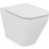 Immagine di Ideal Standard TONIC II vaso a pavimento filo parete AquaBlade®, completo di sedile slim a chiusura rallentata, colore bianco K317301