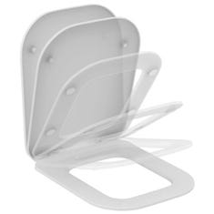 Immagine di Ideal Standard TONIC II sedile slim a chiusura rallentata per vasi Tonic II, colore bianco K706501