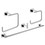 Immagine di Grohe Essentials Cube Set accessori (4 in 1) per il bagno padronale, finitura cromata, fissaggio nascosto 40778001