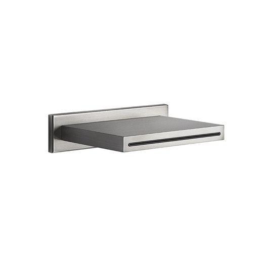 Immagine di Gessi SHOWER bocca doccia a parete a cascata, finitura steel brushed 20293#239