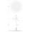 Immagine di Gessi SHOWER soffione a soffitto orientabile, finitura cromo 63352#031