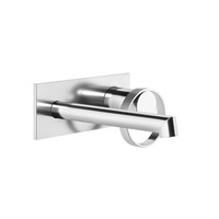 Immagine di Gessi ANELLO miscelatore lavabo a parete P.17 cm, senza scarico, finitura cromo 63388#031