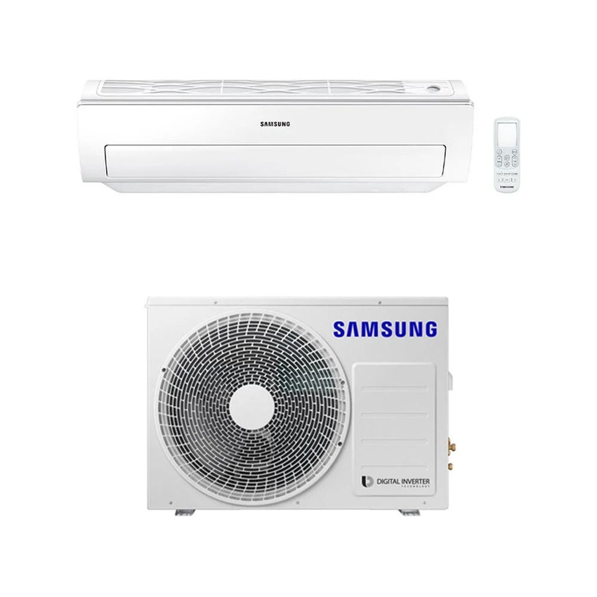 Immagine di Samsung PARETE R32 Climatizzatore a parete monosplit inverter | unità esterna 5 kW unità interna 18000 BTU AC052RXADKG/EU+AC052RNADKG/EU