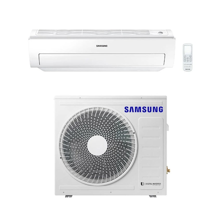 Immagine di Samsung PARETE R32 Climatizzatore a parete monosplit inverter | unità esterna 7.1 kW unità interna 24000 BTU AC071RXADKG/EU+AC071RNADKG/EU