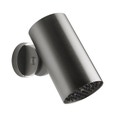 Immagine di Gessi SHOWER soffione doccia anticalcare a parete orientabile, con funzione pioggia,  Ø 7.9 cm, finitura steel brushed 57203#239