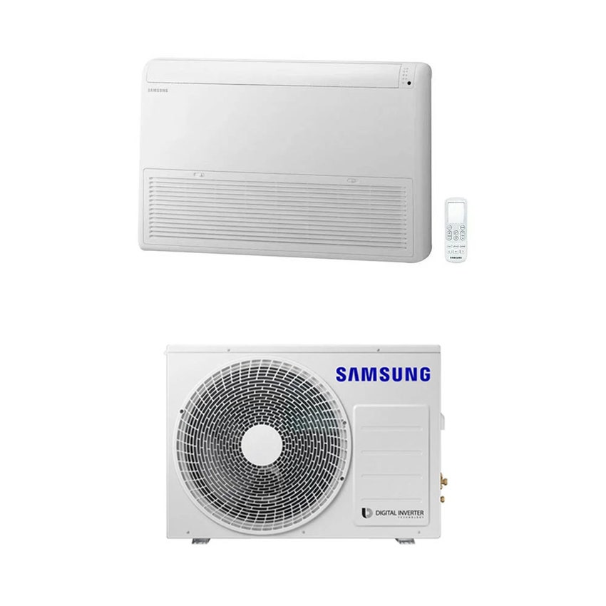 Immagine di Samsung SOFFITTO/PAVIMENTO R32 Climatizzatore monosplit inverter | unità esterna 5 kW unità interna 18000 BTU AC052RXADKG/EU+AC052RNCDKG/EU