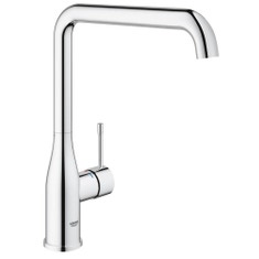 Immagine di Grohe Essence New miscelatore monocomando Lavello, bocca alta, raggio di rotazione di 0°/150°/360°, finitura cromo 30269000