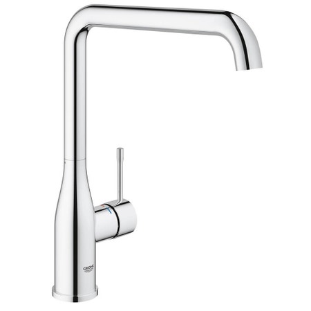Immagine di Grohe Essence New miscelatore monocomando Lavello, bocca alta, raggio di rotazione di 0°/150°/360°, finitura cromo 30269000