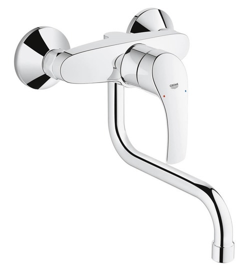 Immagine di Grohe Eurosmart new  Miscelatore Monocomando Lavello, raggio di rotazione 360°, GROHE StarLight® finitura cromo 31391002
