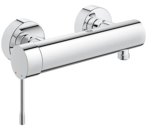 Immagine di Grohe ESSENCE miscelatore vasca a parete, con valvola di ritegno integrata, finitura cromo 33636001