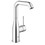 Immagine di Grohe Essence Rubinetto per lavabo, corpo liscio, bocca alta, raggio di rotazione regolabile di 0°/150°/360°, GROHE EcoJoy®, AquaGuide finitura cromo 23541001