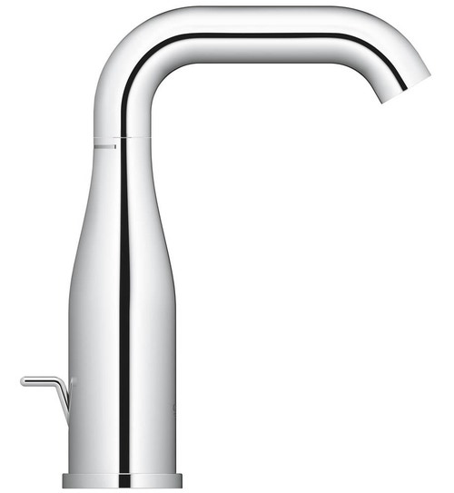 Immagine di Grohe Essence Rubinetto per lavabo, scarico a saltarello, bocca medio-alta, raggio di rotazione regolabile di 0°/150°/360°, GROHE EcoJoy® finitura cromo 23462001