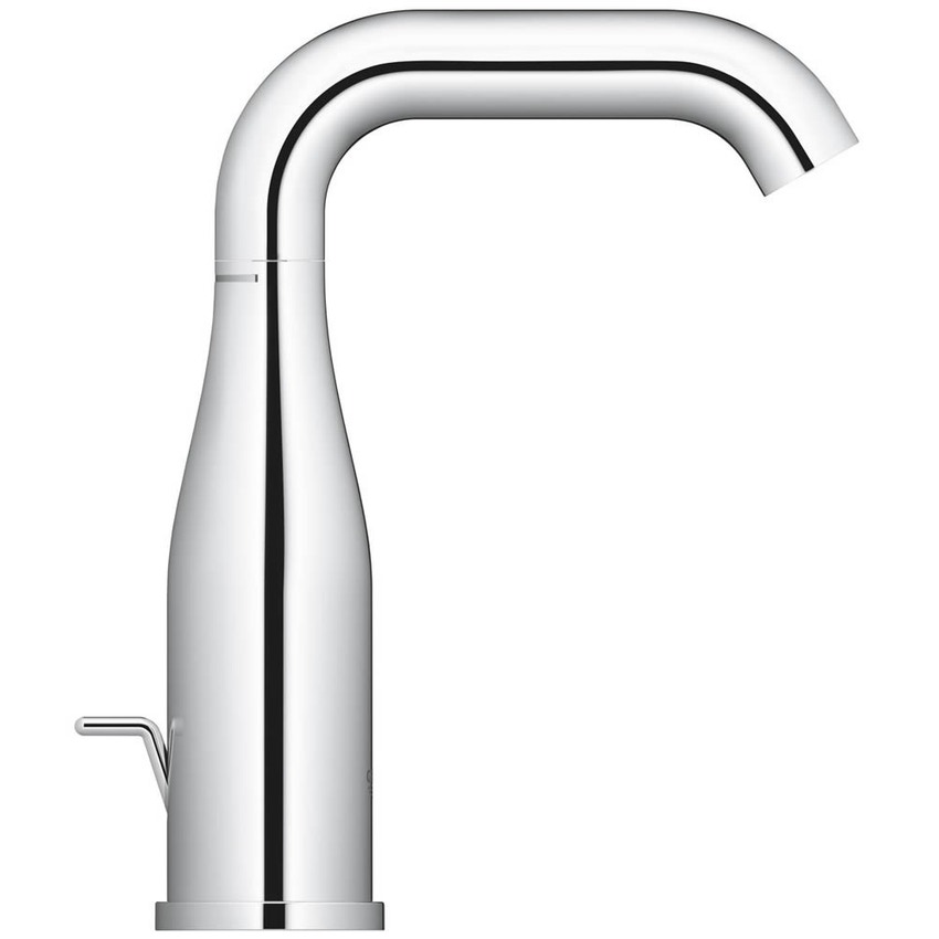 Immagine di Grohe Essence Rubinetto per lavabo, scarico a saltarello, bocca medio-alta, raggio di rotazione regolabile di 0°/150°/360°, GROHE EcoJoy® finitura cromo 23462001