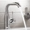 Immagine di Grohe Essence Rubinetto per lavabo, scarico a saltarello, bocca medio-alta, raggio di rotazione regolabile di 0°/150°/360°, GROHE EcoJoy® finitura cromo 23462001