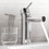 Immagine di Grohe ESSENCE miscelatore monocomando H.17 cm, per lavabo, con scarico, finitura cromo 32898001