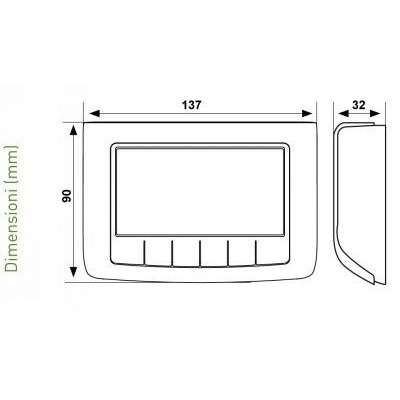 Immagine di FantiniCosmi Intellicomfort Cronotermostato settimanale con GSM integrato CH140GSM