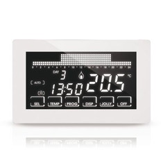 Immagine di FantiniCosmi Intellitouch Crontermostato settimanale ultrapiatto touch-screen a semi-incasso a 230V-50Hz CH193B