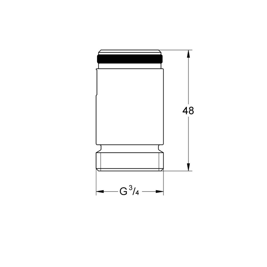 Immagine di Grohe Accessori Adattatore finitura cromo 45562000