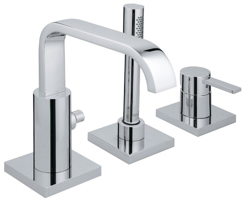 Immagine di Grohe Allure  Miscelatore monocomando bordo vasca a 3 fori finitura cromo 19316000