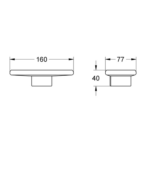 Immagine di Grohe Base portasapone in cristallo 40166000