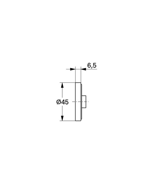 Immagine di Grohe Distanziatore per aste doccia 28 620/28 621 45459000
