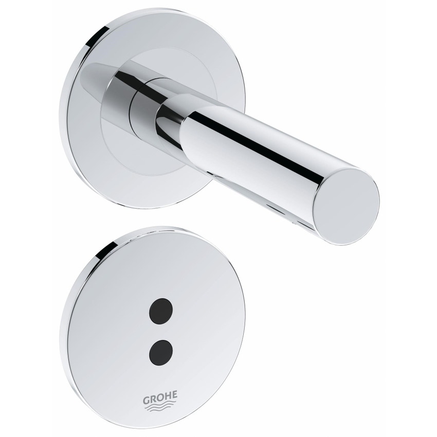 Immagine di Grohe Essence E Rubinetto elettronico per lavabo a parete con comando ad infrarossi finitura cromo 36252000