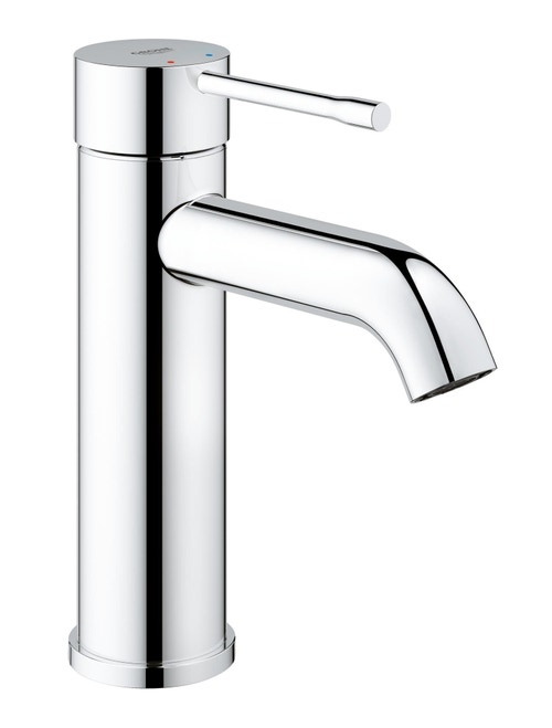 Immagine di Grohe ESSENCE miscelatore monocomando H.17 cm, per lavabo, senza scarico, finitura cromo 23590001