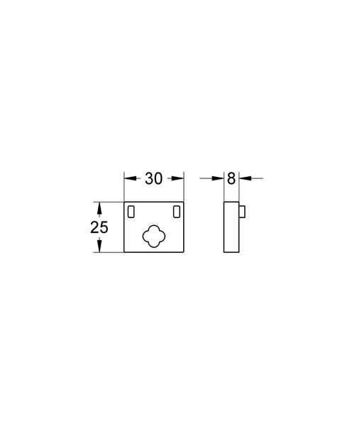 Immagine di Grohe Euphoria Cube Distanziatore 27845000