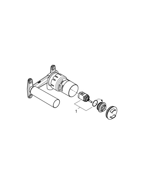 Immagine di Grohe Eurocube Joy Corpo incasso per miscelatori monocomando Joy 23429000
