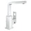 Immagine di Grohe EUROCUBE miscelatore monocomando H.25 cm, per lavabo, con scarico, bocca girevole e risparmio idrico, finitura cromo 2313500E