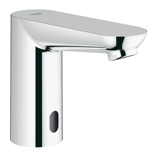 Immagine di Grohe EUROECO COSMOPOLITAN E rubinetto elettronico per lavabo, con comando ad infrarossi, sensore IR e Bluetooth per comunicazione bi-direzionale, finitura cromo 36409000