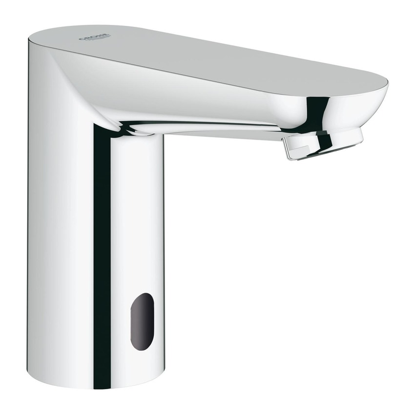 Immagine di Grohe Euroeco Cosmopolitan E Bluetooth Rubinetto elettronico per lavabo con comando ad infrarossi finitura cromo 36409000