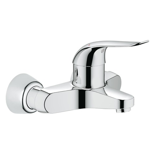 Immagine di Grohe EUROECO SPECIAL miscelatore monocomando P.20 cm, per lavabo, a parete, con limitatore di portata regolabile, finitura cromo 32776000