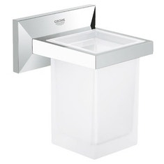 Immagine di Grohe Allure Brilliant Supporto con Bicchiere finitura cromo 40493000