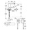 Immagine di Grohe EUROSMART COSMOPOLITAN E miscelatore elettronico H.13 cm per lavabo, senza scarico, con comando ad infrarossi e limitatore di temperatura regolabile, finitura cromo 36325001