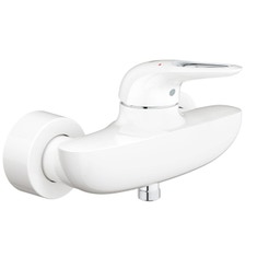 Immagine di Grohe EUROSTYLE miscelatore monocomando per doccia, a parete, con limitatore di portata e di temperatura, colore bianco finitura lucido 33590LS3