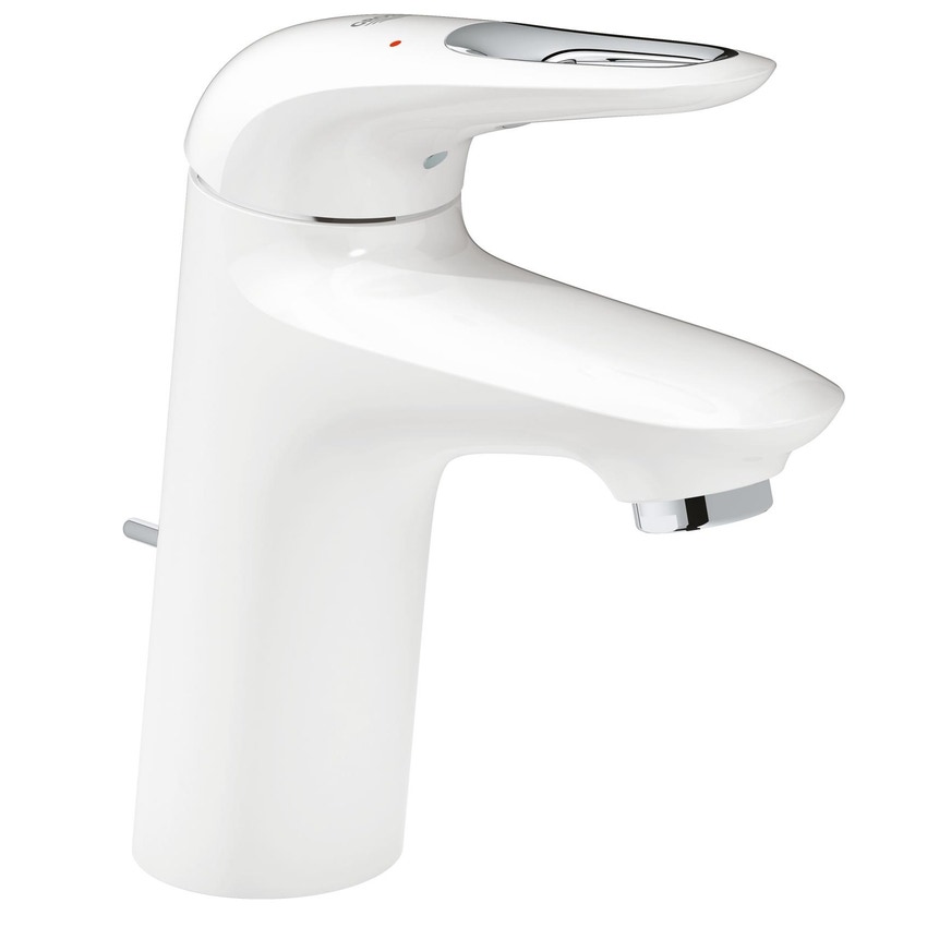 Grohe 33558LS3 Eurostyle New Miscelatore monocomando per lavabo, Taglia S,  finitura bianco latte