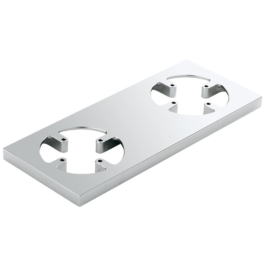 Immagine di Grohe Placca di supporto per pannello di controllo digitale wireless con deviatore finitura cromo 40548000