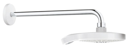 Immagine di Grohe Power&Soul® Cosmopolitan 190 Set soffione doccia a parete sporgenza 422 mm finitura bianco 26172LS0