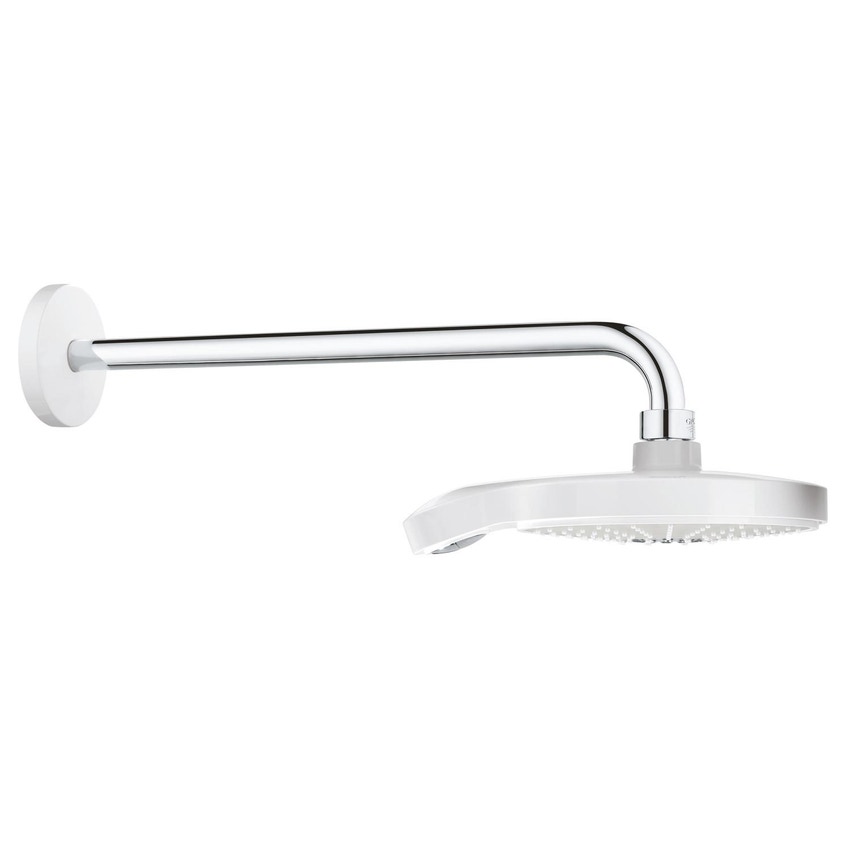 Immagine di Grohe Power&Soul® Cosmopolitan 190 Set soffione doccia a parete sporgenza 422 mm finitura bianco 26172LS0
