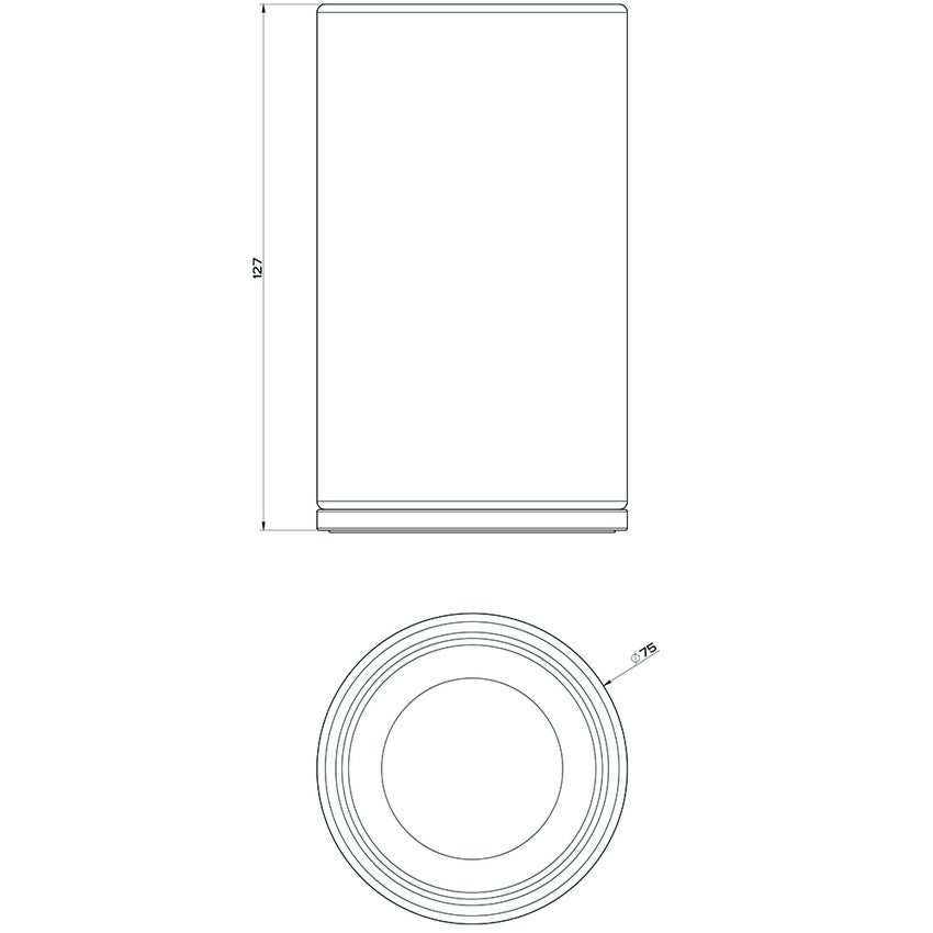 Immagine di Gessi ACCESSORIES porta bicchiere d'appoggio colore bianco, finitura black metal brushed PVD 58531#707