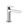 Gessi VIA MANZONI miscelatore lavabo H.15 cm, senza scarico e flessibili di collegamento, finitura finox brushed nickel 38605#149