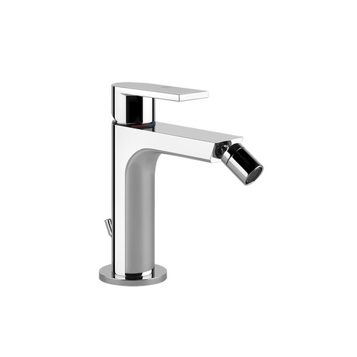 Immagine di Gessi VIA MANZONI miscelatore bidet con scarico e flessibili di collegamento, finitura cromo 38607#031