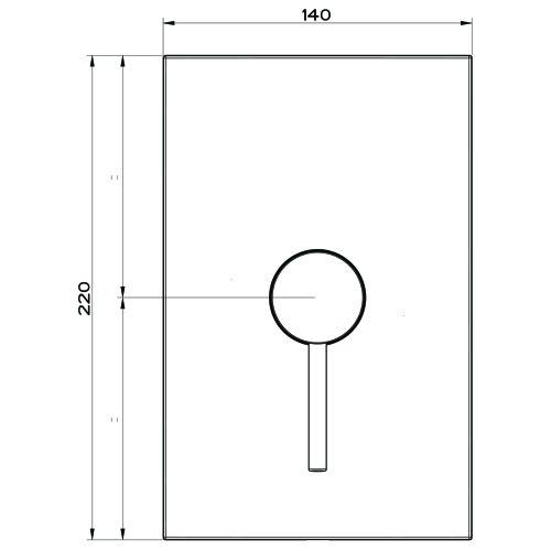 Immagine di Gessi VIA TORTONA miscelatore a parete 1 uscita, senza corpo incasso, finitura cromo 44662#031