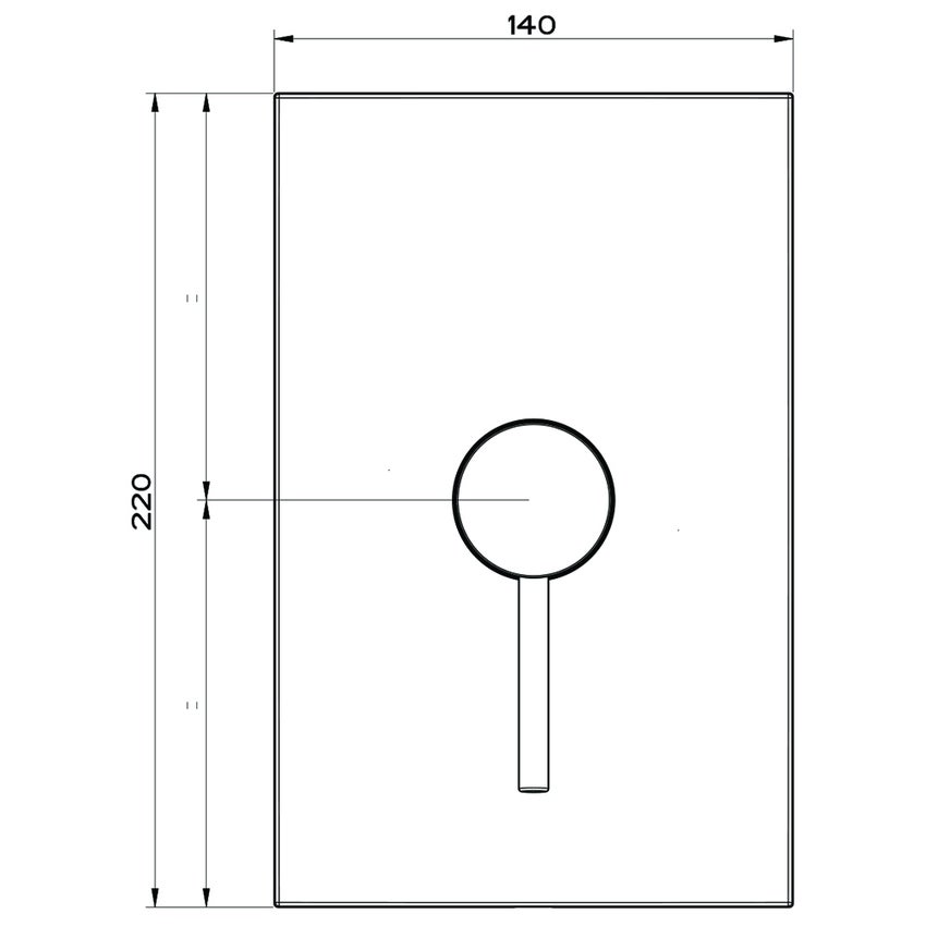 Immagine di Gessi VIA TORTONA miscelatore a parete 1 uscita, senza corpo incasso, colore nero finitura opaco 44662#299