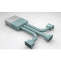 Immagine di Air Control EASY KIT 3 zone HISENSE AUD71UX4RFM8, composto da plenum di mandata e componenti per la distribuzione dell'aria  EASYKIT3Z- PLC-AUD71UX4RFM8