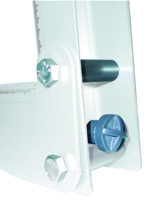 Immagine di Tecnogas Coppia di staffe star Classic, smontata, colore grigio 11111/S