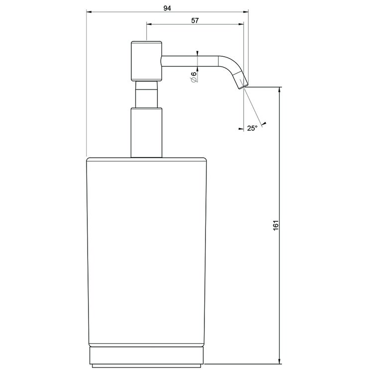 Gessi 38839#031 EMPORIO ACCESSORI porta dispenser d'appoggio, con bicchiere  in vetro satinato, finitura cromo